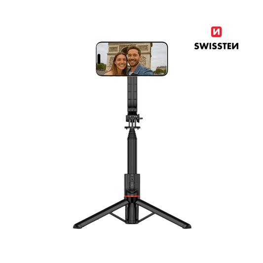 Tripé Selfie Stick Bluetooth e MagSafe Swissten - ISELL & REPAIR