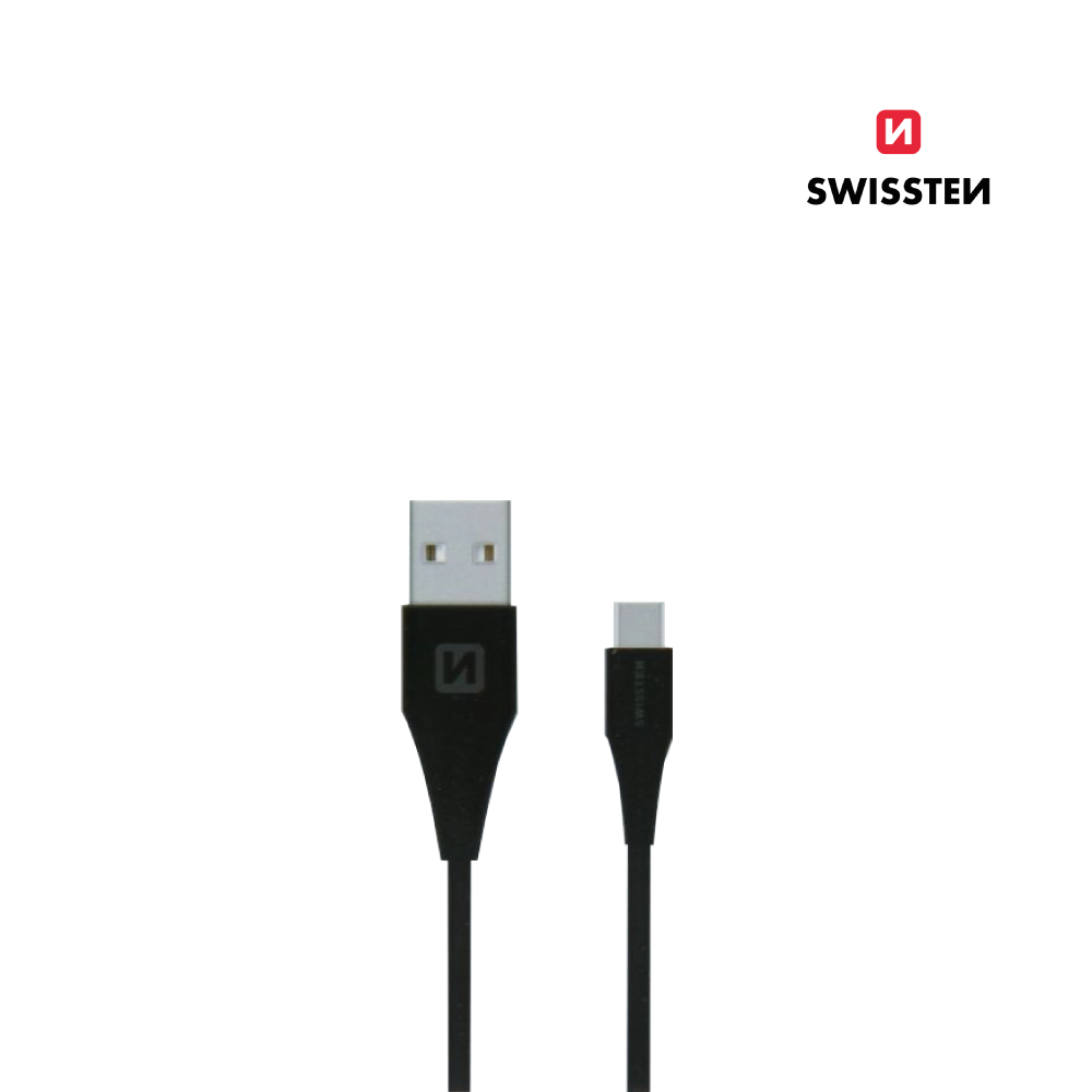 Cabo 1.2M Textile USB para USB-C Swissten