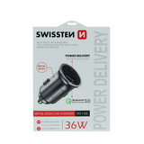 Adaptador Carregador para Carro (USB + USB - C Power Delivery) Swissten - ISELL & REPAIR