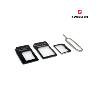 Adaptador SIM para MicroSIM e NanoSIM 4 em 1 Swissten - ISELL & REPAIR
