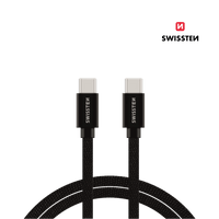 Cabo 1.2M Textile USB - C para USB - C Swissten - ISELL & REPAIR