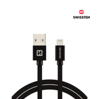 Cabo 1.2M Textile USB para Lightning MFI Swissten - ISELL & REPAIR