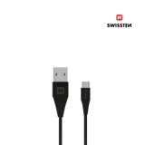 Cabo 1.2M Textile USB para Micro USB Swissten - ISELL & REPAIR
