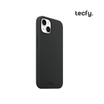 Capa Liquid Silicone Black para iPhone TECFY