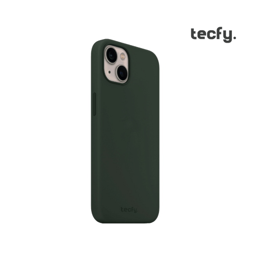 Capa Liquid Silicone Green para iPhone TECFY - ISELL & REPAIR