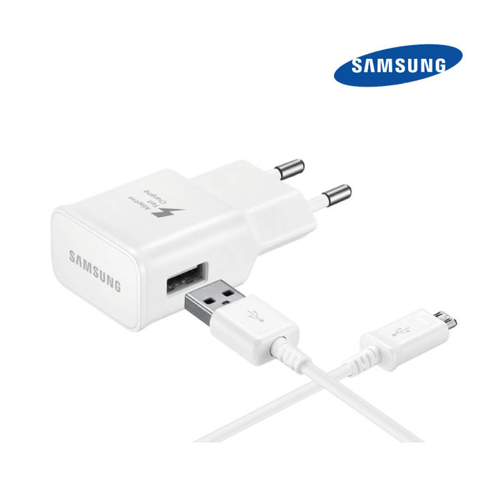 Conjunto Carregador 15W Fast Charging Micro USB Samsung - ISELL & REPAIR