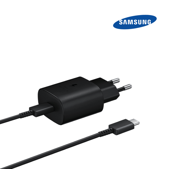 Conjunto Carregador 25W Power Delivery USB - C Samsung - ISELL & REPAIR