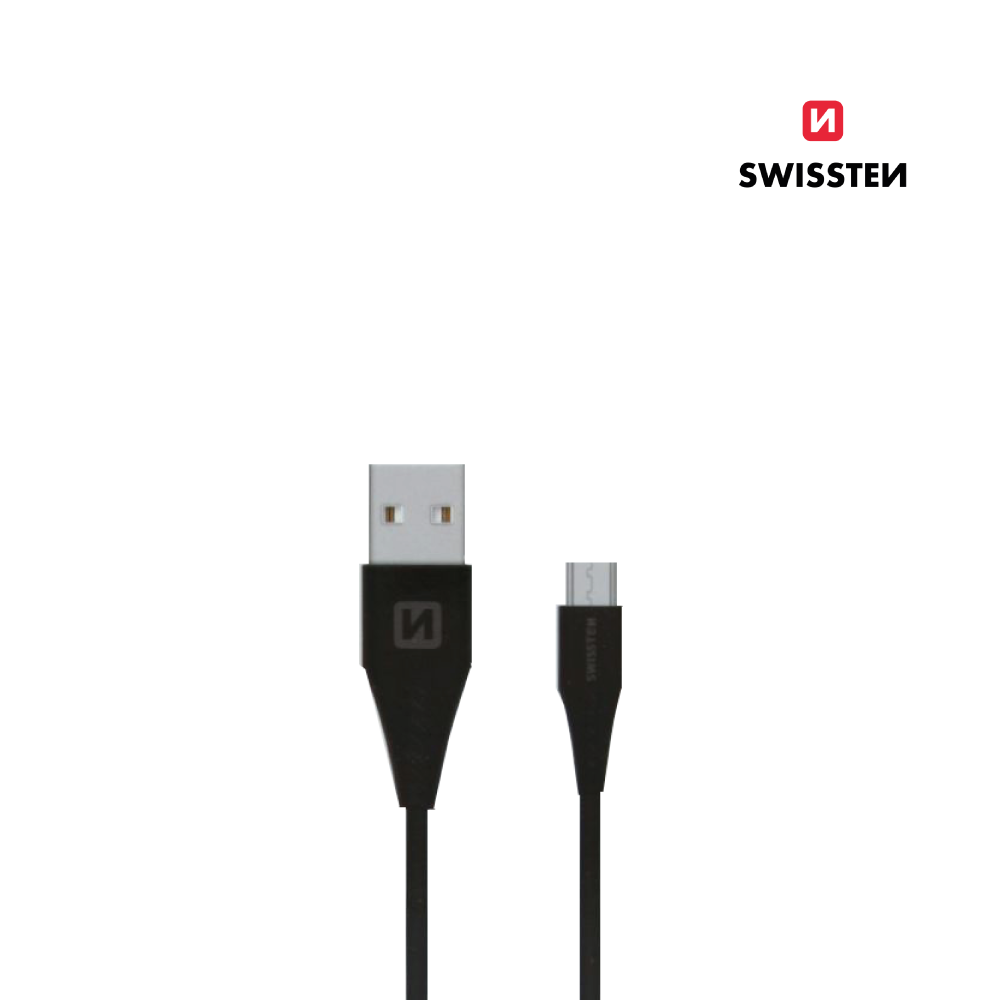 Cabo 1.2M Textile USB para Micro USB Swissten